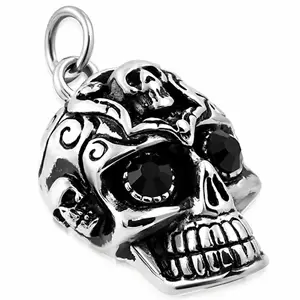 Face Of Skull - halssmykke med kæde