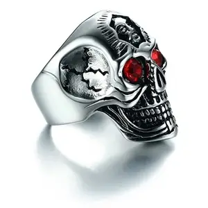 Red eye skull - Bikerring
