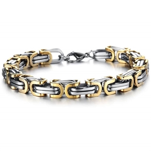 Gold Hawn armbånd i stål