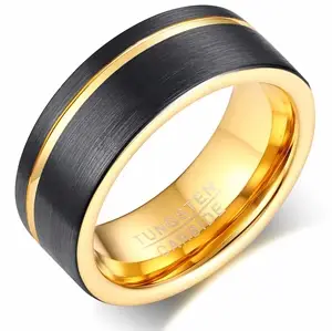 Tungstenring guld