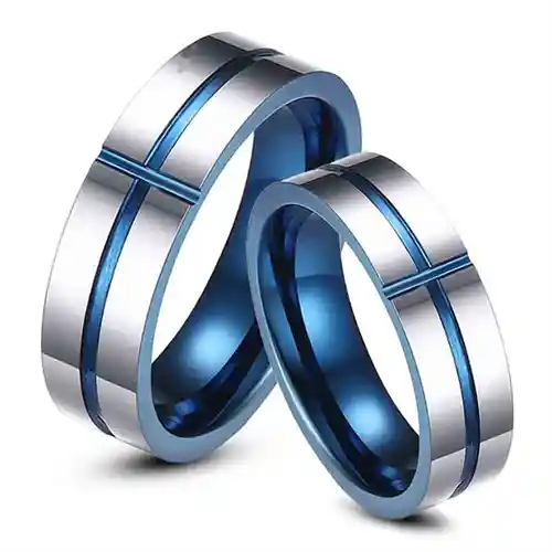 Blue H3 - vielse eller forlovelsesring i tungsten