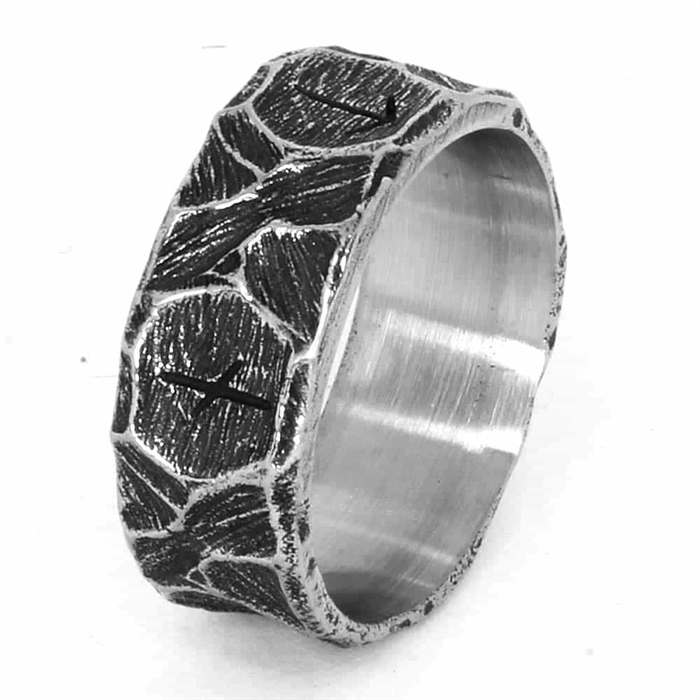 Old Viking / Ring i rustfri stål 