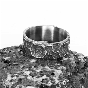 Old Viking / Ring i rustfri stål 